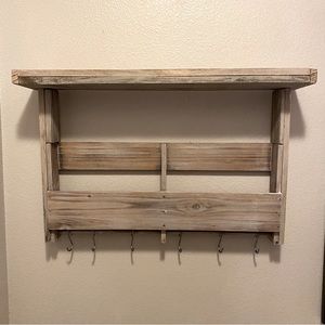 Customized Target Wood Organizational Shelf